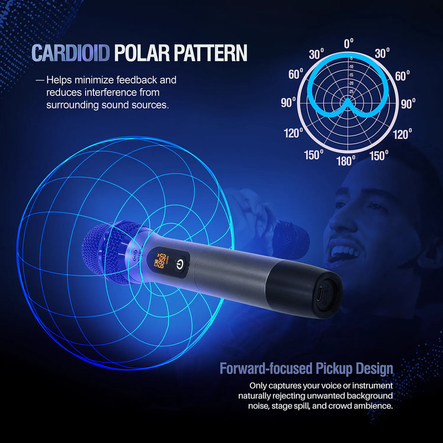 Magic Star UHF Wireless Microphones