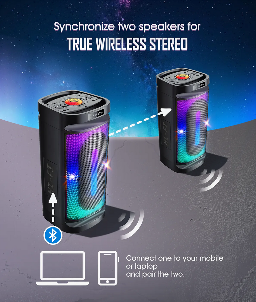 MAGICSTAR Boombox Party Speaker