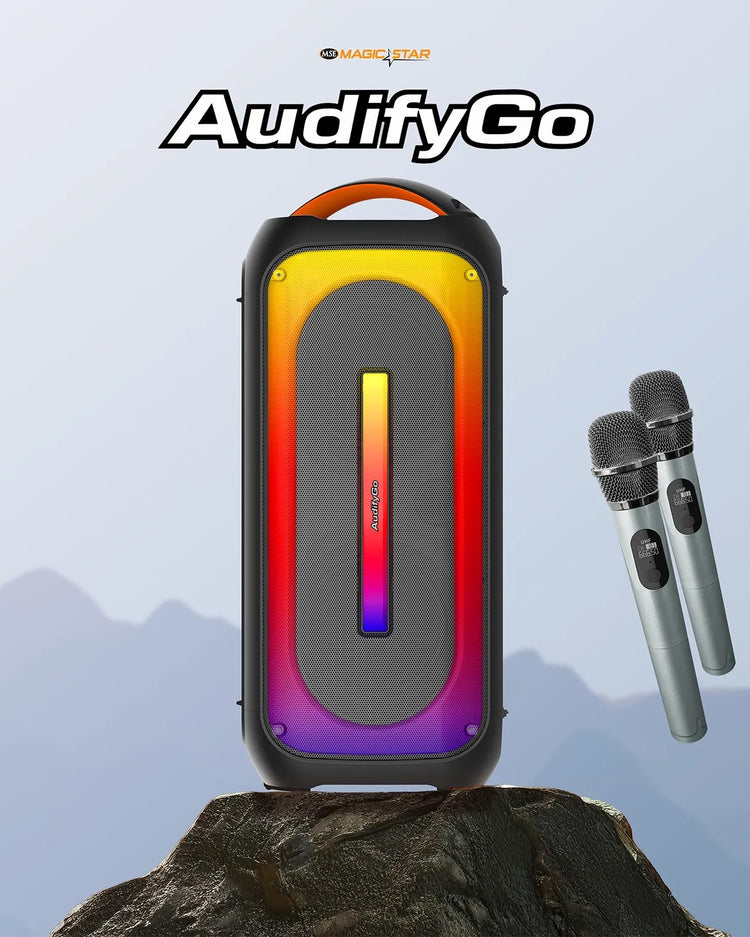 MagicStar AudifyGo party speaker outdoors