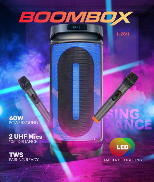 MAGICSTAR Boombox Party Speaker L-2811