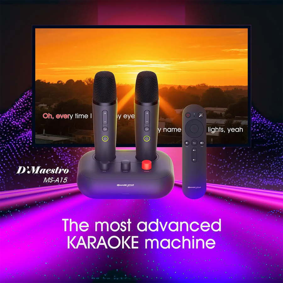 MAGICSTAR D'Maestro MS-A15 Professional Home Karaoke System