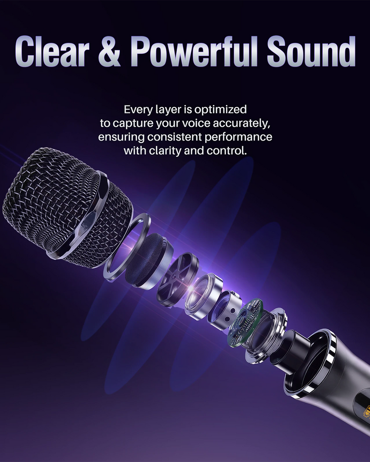 MagicStar professional UHF wireless microphone pair — product photo 5