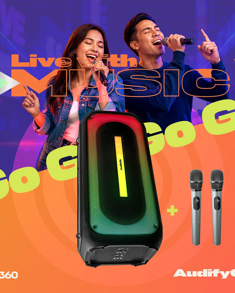 MagicStar AudifyGo party speaker with LED lights — product photo 2