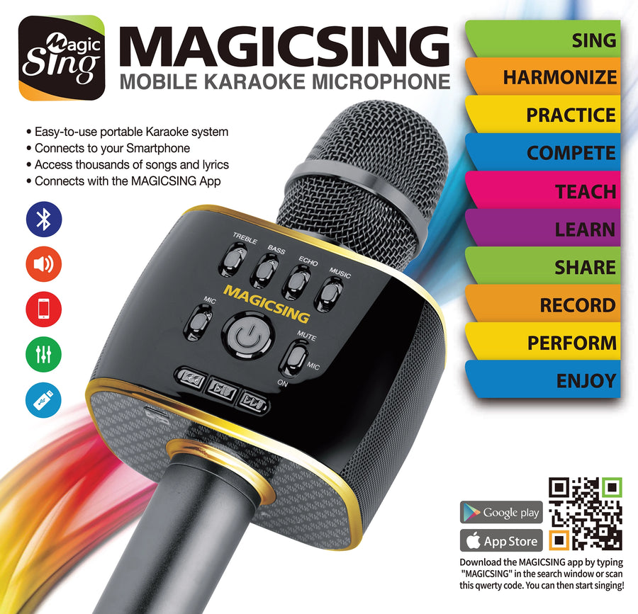 MP30 MagicSing All-in-One Karaoke Microphone